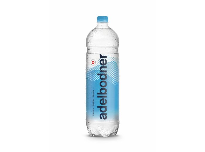 Adelbodner mit Kohlensäure 150cl PET 6er Har