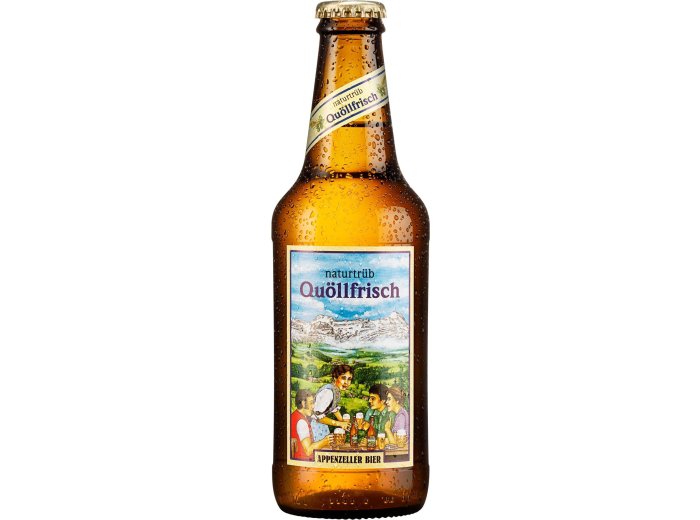 Appenzeller Quöllfrisch Naturtrüeb 33cl EW 10er Kart.