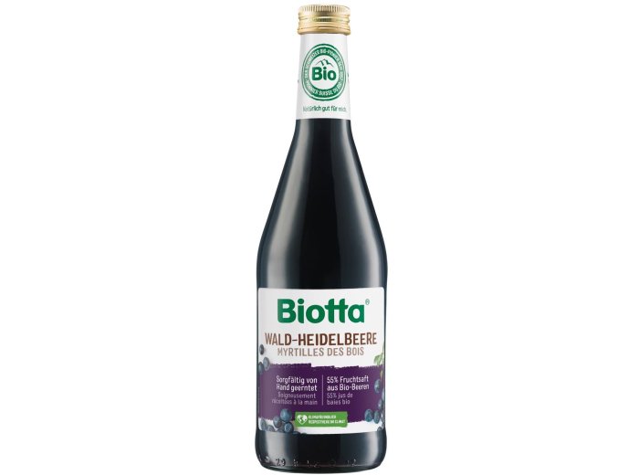 Biotta Wald-Heidelbeere 50cl EW 6er Kart
