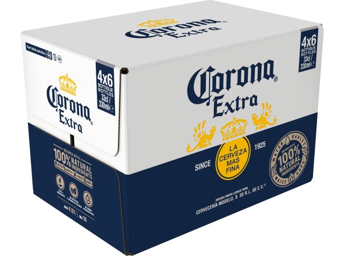 Corona Extra 33cl EW 4x6er Tray