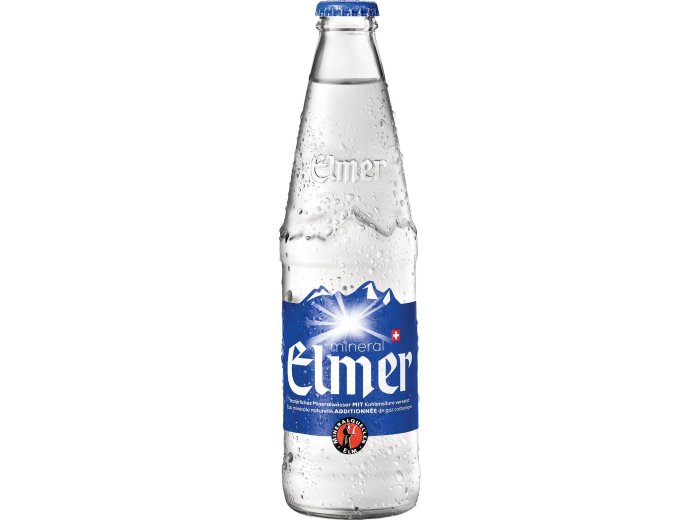 Elmer Mineral mit Kohlensäure 33cl MW 24er Har