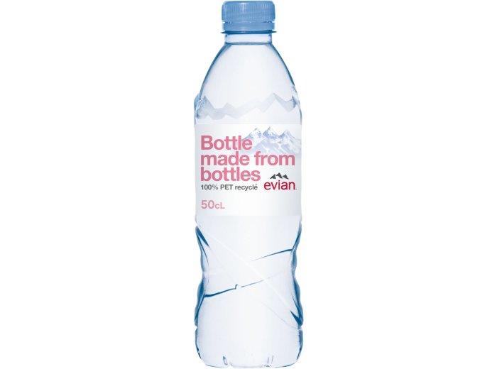 Evian ohne Kohlensäure 50cl PET 4x6er Tray
