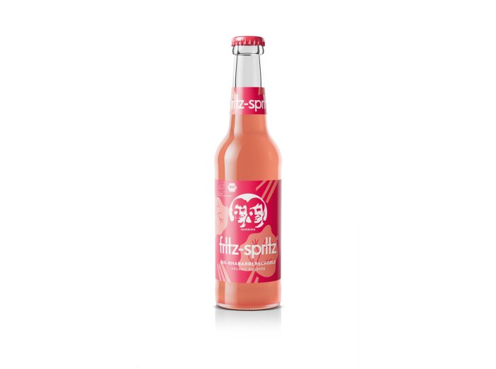 Fritz Spritz Rhabarbersaftschorle 33cl MW 24er Har