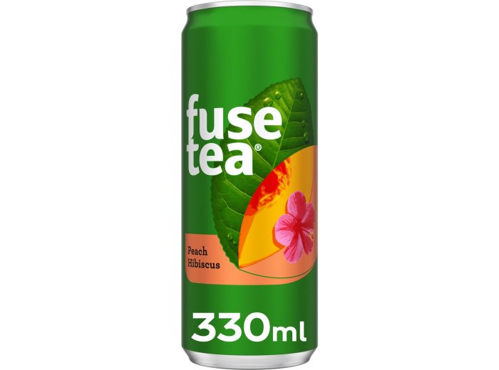 Fusetea Peach Hibiscus Dose 33cl Dose 4x6er Tray