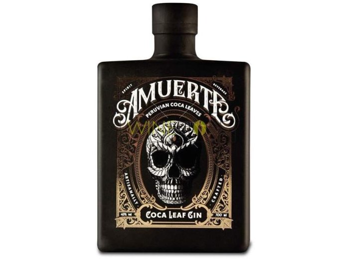 Gin Amuerte Coca Leaf Black 70cl EW 6er Kart