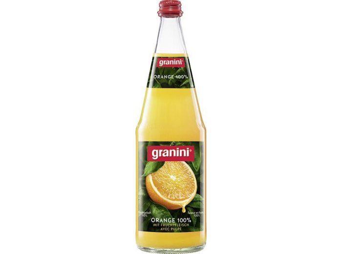 Granini reiner Orangensaft mit Fruchtfleisch 100cl MW 6er Har