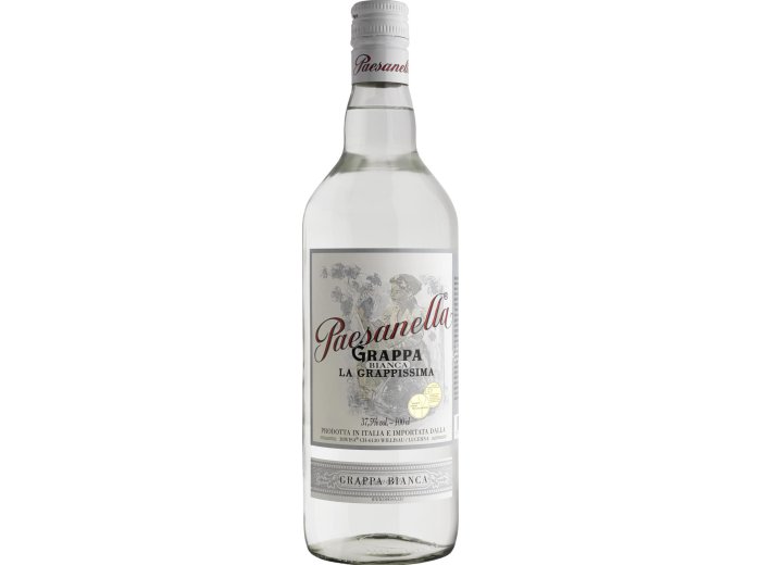 Grappa Bianca Paesanella 100cl EW 6er Kart