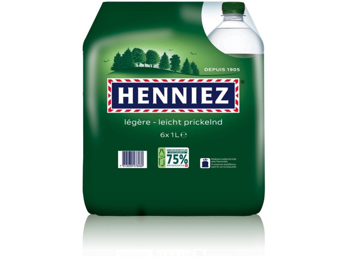 Henniez grün wenig Kohlensäure 100cl PET 6er Har