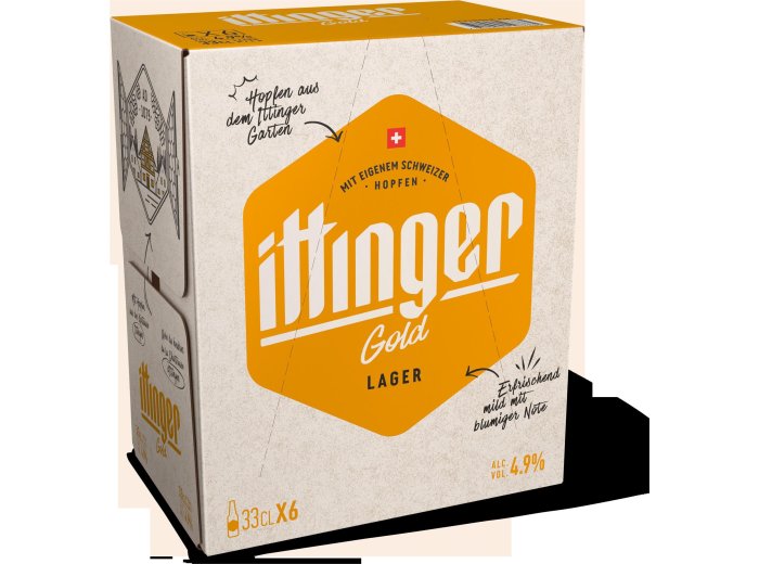 Ittinger Gold 33cl EW 4x6er Tray