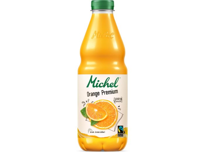 Michel Orange Premium Fair Trade 100% 100cl PET 4er Fop
