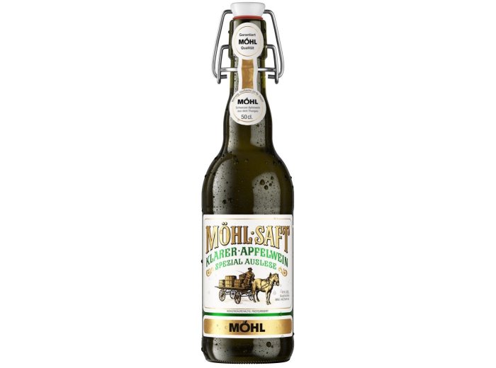 Möhl Saft Klarer-Apfelwein Spezial Auslese 50cl MW B 15er Har