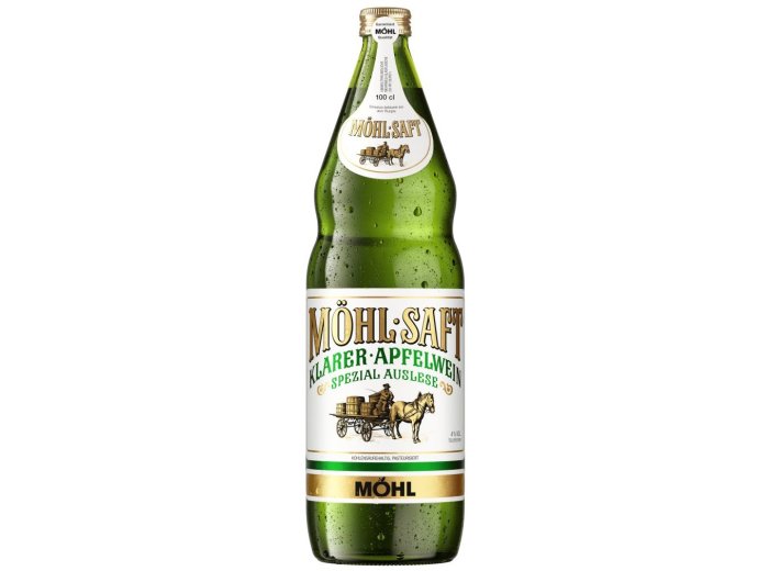 Möhl Saft Klarer-Apfelwein Spezial Auslese MW Glas 100cl MW 12er Har