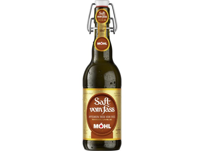Möhl Saft vom Fass trüb 50cl MW B 15er Har