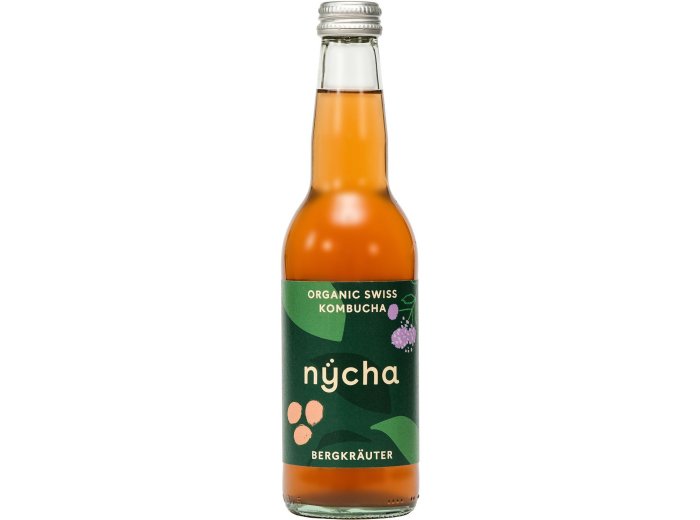 Nycha Kombucha Bergkräuter 33cl EW 24er Kart