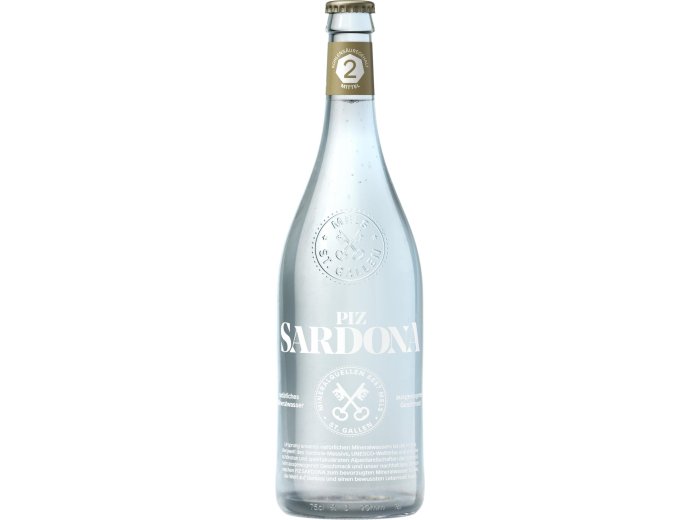 Piz Sardona 2 mittel wenig Kohlensäure 75cl MW 12er Har