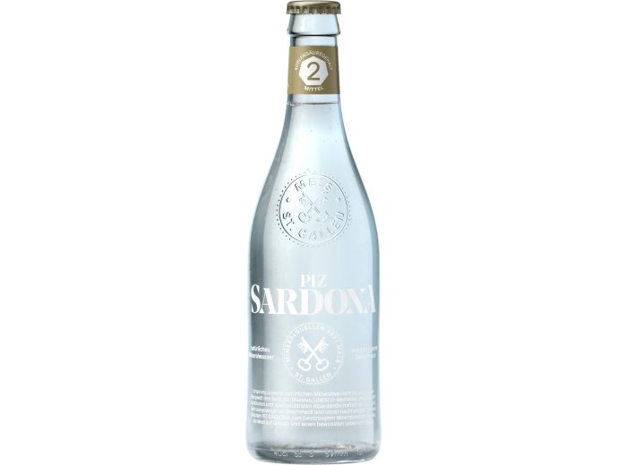 Piz Sardona 2 mittel wenig Kohlensäure 40cl MW 20er Har