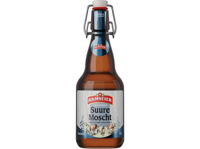 Ramseier Suure Moscht alkoholfrei naturtrüb 49cl MW B 12er Har