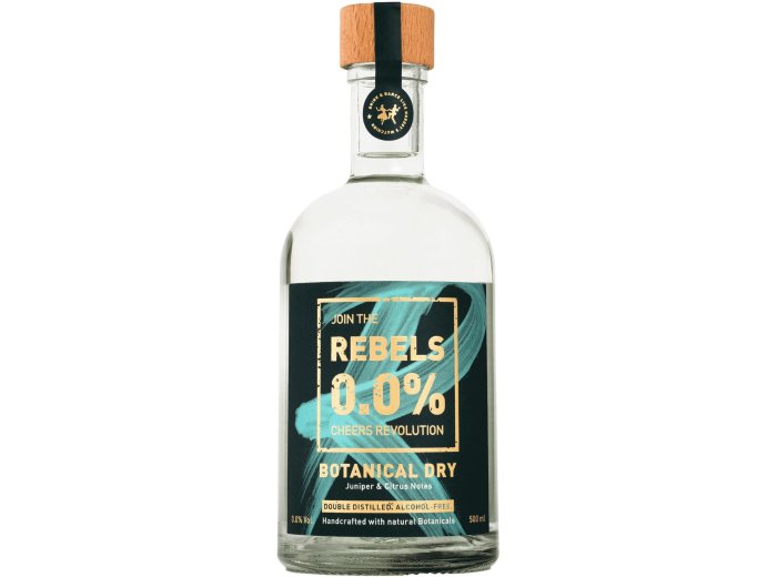 Rebels Gin Alternative Botanical Dry 50cl EW 6er Kart