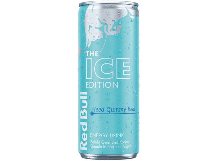 Red Bull Ice Edition Iced Gummy Bear 25cl Dose 24er Tray