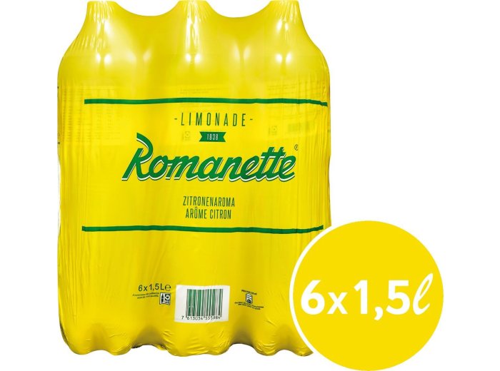 Romanette Zitrone 150cl PET 6er Har