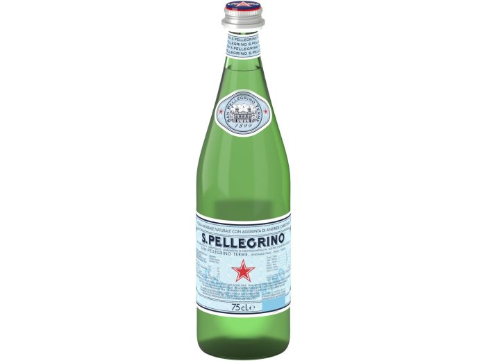 San Pellegrino mit Kohlensäure 75cl MW 16er Har