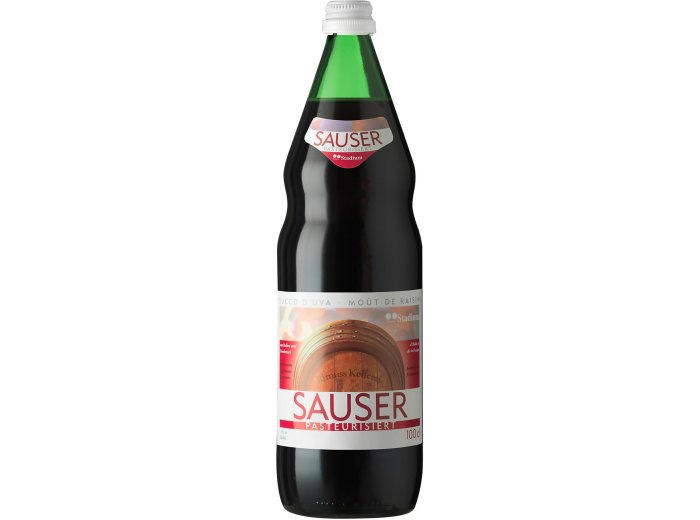 Sauser Rot Rimuss pasteurisiert 100cl MW 12er Har