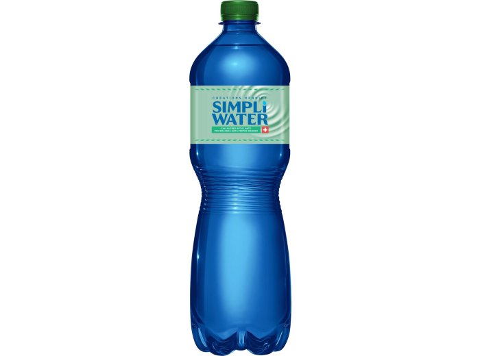 Simpli Water grün mit Kohlensäure 100cl PET 6er FOP