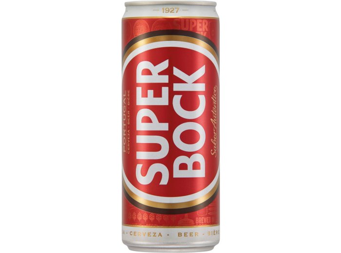 Super Bock Lager 33cl Dose 24er Kart