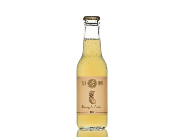 Three Cents Pineapple Soda 20cl EW 24er Kart