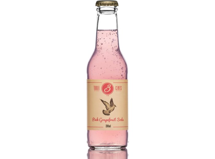 Three Cents Pink Grapefruit Soda 20cl EW 24er Kart