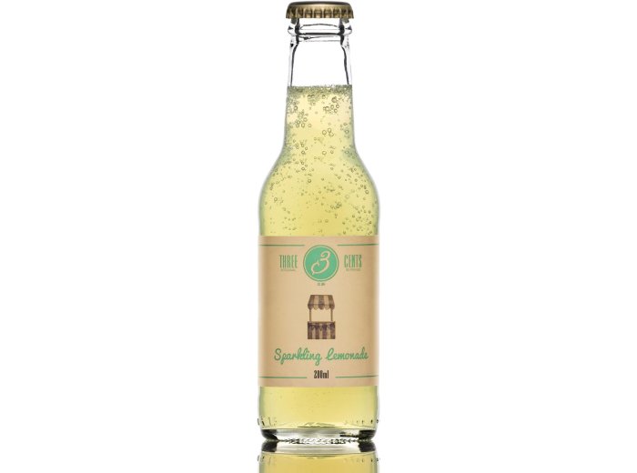Three Cents Sparkling Lemonade 20cl EW 24er Kart