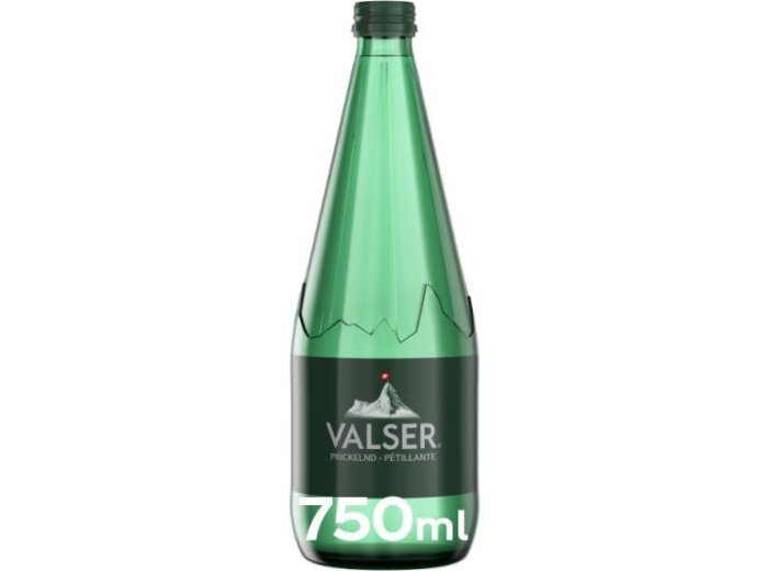 Valser Prickelnd mit Kohlensäure 75cl MW 12er Har
