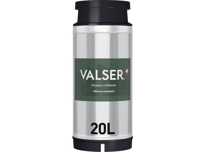 Valser Prickelnd mit Kohlensäure 20 Lt 100cl 20L Tank