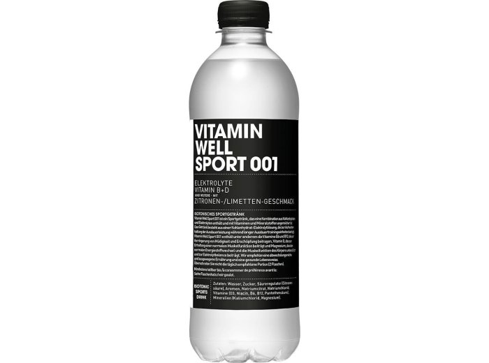 Vitamin Well Sport 001 50cl PET 12er Tray