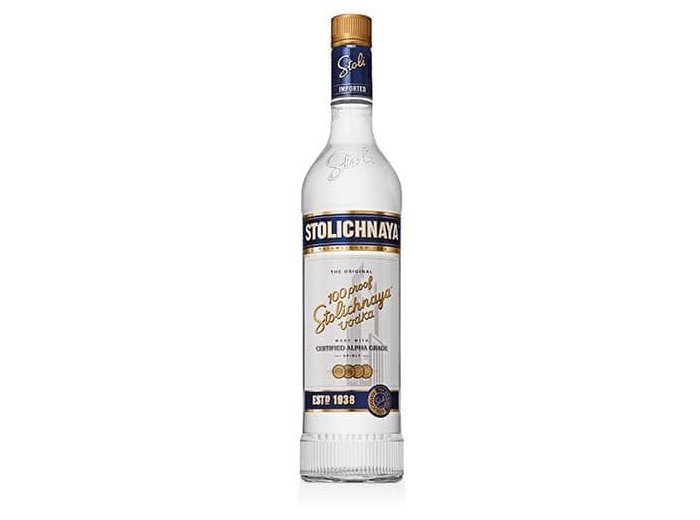 Vodka Stolichnaya Blue 100 Proof 75cl EW 12er Kart
