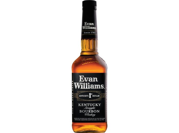 Whiskey Straight Bourbon Evan Williams Black Label 70cl EW 6er Kart
