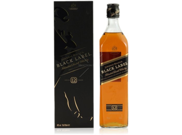 Whisky Black Label Johnnie Walker 12y 70cl EW 6er Kart