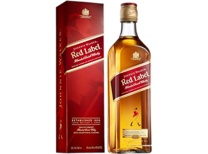 Whisky Red Label Johnnie Walker 70cl EW 6er Kart