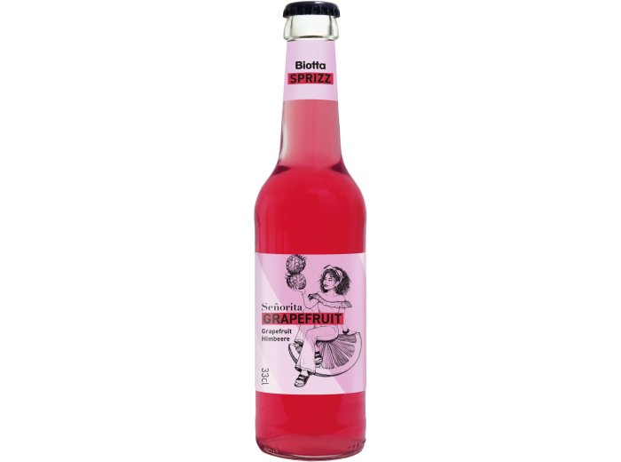 Biotta Sprizz Senorita Grapefruit-Himbeere 33cl EW 24er Kart