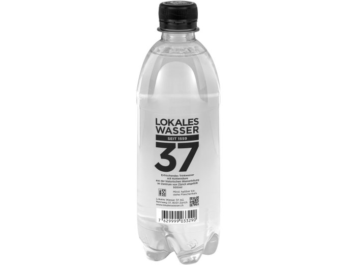 Lokales Wasser 37 mit Kohlensäure 50cl PET 12er Tray