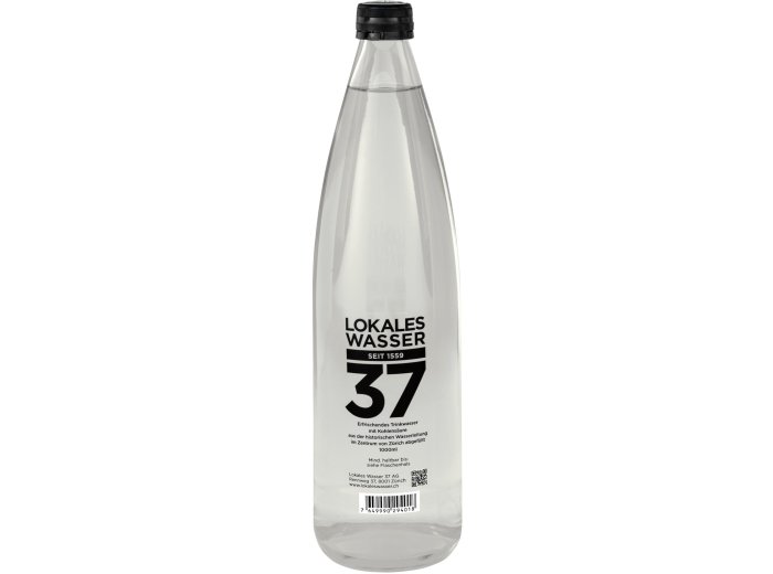 Lokales Wasser 37 mit Kohlensäure 100cl MW 12er Har