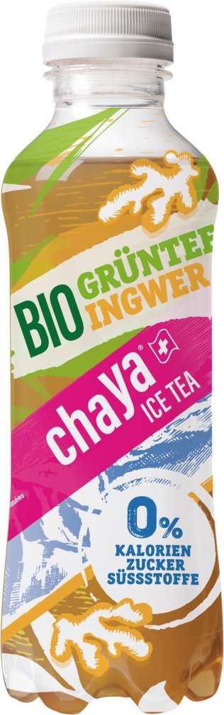 Chaya Grüntee-Ingwer Zero 50cl PET 12er Tray