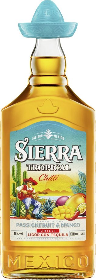 Tequila Sierra Tropical Chilli 70cl EW 6er Kart