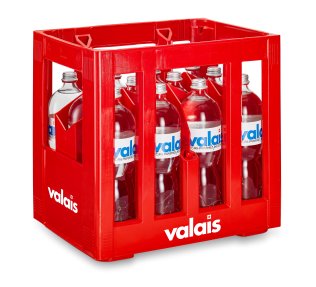 Valais mit Kohlensäure 100cl MW 12er Har