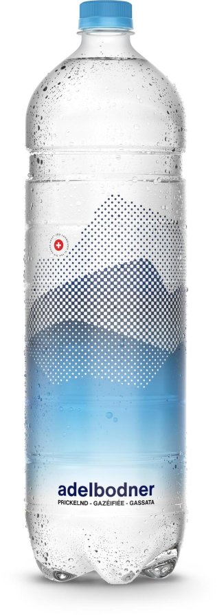 Adelbodner Mineral blau wenig Kohlensäure 150cl PET 6er FOP
