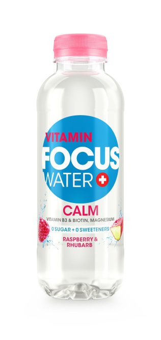 Focus Water Calm Rhabarber & Himbeere 50cl PET 24er Tray