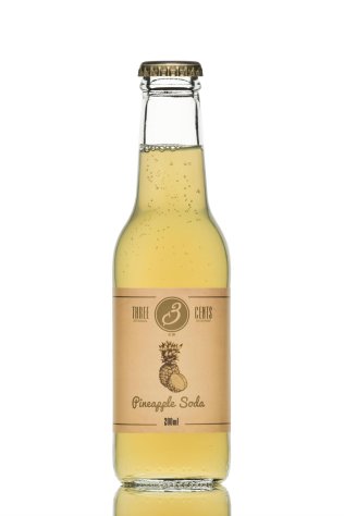 Three Cents Pineapple Soda 20cl EW 24er Kart