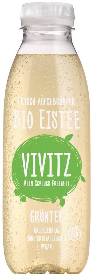 Vivitz BIO-Eistee Grüntee 50cl PET 24er Tray