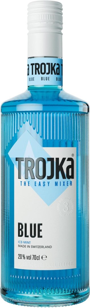 Vodka Likör Trojka Blue 70cl EW 6er Kart