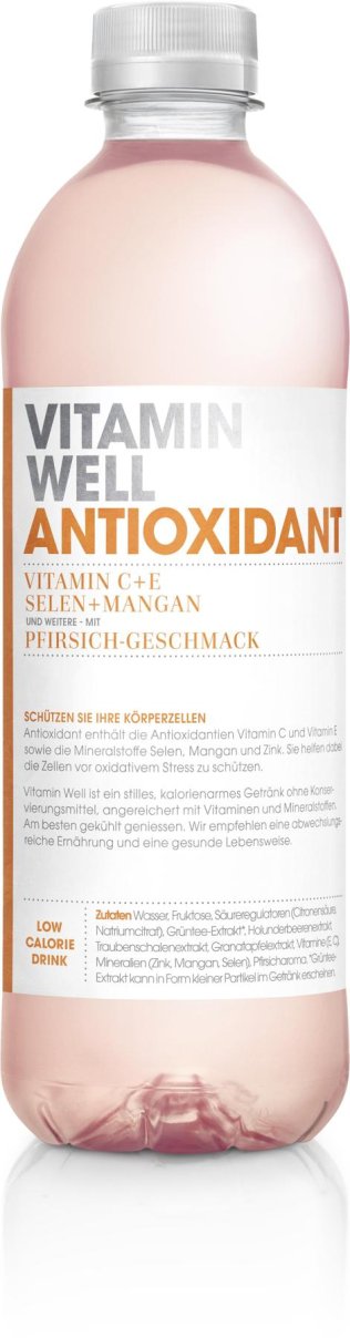 Vitamin Well Antioxidant 50cl PET 12er Tray